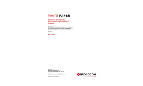 Black Hole Detection door Broadview â„¢ Instrumentation Software
