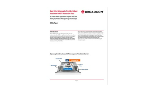 Gate Drive OptoCoupler biedt robuuste isolatie in IGBT -destructieve tests