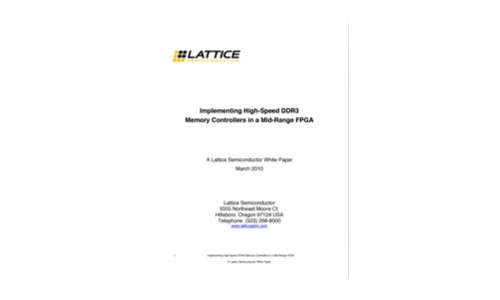 High-speed DDR3-geheugencontrollers implementeren in een mid-range FPGA