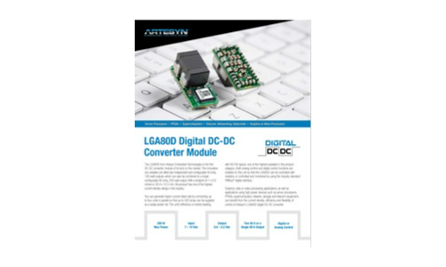 LGA80D digitale DC-DC-convertermodule