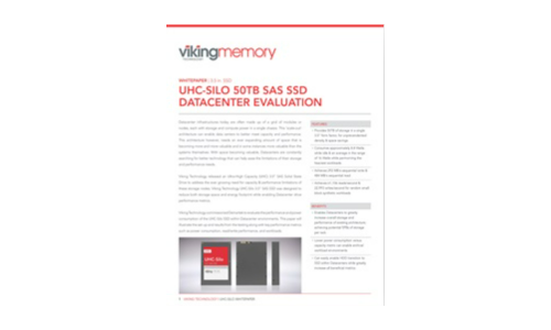 UHC-SILO 50TB SAS SSD Datacenter Evaluatie