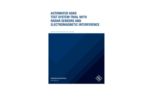 Witboek: geautomatiseerde ADAS -testsysteemonderzoek met radarsensoren en elektromagnetische interferentie