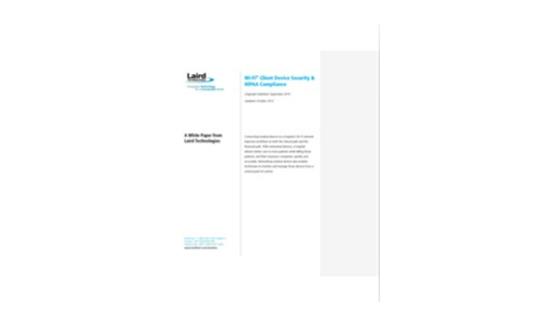Wi-Fi © Client Device Security & HIPAA-compliance
